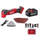 Milwaukee M18 FUEL 18V Lithium-Ion Cordless Brushless Oscillating Multi-Tool w/ 6.0 Battery & OMT Blades