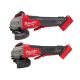 Milwaukee M18 FUEL 18V Lith-Ion Brushless Cordless 4-1/2 in. /5 in. Braking Grinder w/ Paddle Switch and M18 Grinder