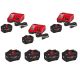 Milwaukee M18 18-Volt Lithium-Ion REDLITHIUM FORGE Starter Kit with (7) 12. 0Ah Battery and (3) Rapid Charger