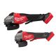 Milwaukee M18 FUEL ONE-KEY 18V Lith-Ion Cordless 4-1/2 in. /6 in. Variable Speed Braking Grinder w/Paddle Switch and M18 Grinder
