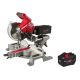 Milwaukee M18 FUEL 18V Lithium-Ion Brushless Cordless 7-1/4 in. Dual Bevel Sliding Compound Miter Saw w/ FORGE 12.0 Ah Battery