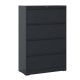 Damodpoy 15.75 in. W 4 Drawer Metal File Cabinet with Lock, Black Filing Cabinets, Tool Chests