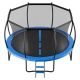 SKYSHALO 10 ft. Outdoor Trampoline,ASTM Approved w/ Enclosure Net and Thick Pad, 330 lbs. Capacity, Anti-Rust for Kids and Adults
