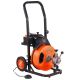 Tahanbath 100 ft. x 3/8 in. Drain Cleaning Machine-Auto Feed Sewer Snake