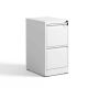 Damodpoy 17.72 in. W 2 Drawer Metal File Cabinet with Lock, White Filing Cabinets, Modern Tool Cases for Home Office
