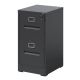 Damodpoy 17.72 in. W 2 Drawer Steel File Cabinet with Lock, Black Filing Cabinets, Modern Tool Cases for Home Office