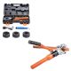 SKYSHALO Copper Pipe Crimping Tool, Hydraulic Pro Press Tool with 1/2 in. 3/4 in. 1 in. Jaws, Copper Tube Crimper, 2025 update