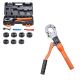 SKYSHALO Copper Pipe Crimping Tool, Hydraulic Driven Pro Press Tool with 1/2 in. 3/4 in. 1 in. Jaws for Copper Tube 2025 Update