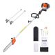 VEVOR Gas Pole Saw, 25CC 2 Stroke Gas Powered Pole Saws with 12 in. Cutting Bar, with 23 fl. oz. Fuel Tank, 7 to 12 ft.