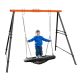 maocao hoom Metal Swing Stand Swing Sets for Backyard with Extra Side Bars, 880 lbs. Heavy-Duty A-Frame Outdoor Swing