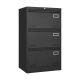Damodpoy 17 in. W 3 Drawer Metal Vertical File Cabinet with Lock, Black Tool Case, Portable Tool Boxes