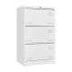 Damodpoy 17 in. W 3 Drawer Metal Tool Cabinet with Lock, White Tool Case, Portable Tool Boxes
