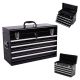 Unbranded 21-Inch Portable Heavy Duty Metal Tool Box-Multi-Function 4-Drawer Chest with EVA Liners and Ball Bearing Slides