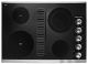 KitchenAid - 30 inch Wide 4 element Built-In Downdraft Electric Cooktop - Stainless Steel