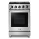 Thor Kitchen - 24 in. Wide 4 burner 24 Inch Freestanding Gas Range - Stainless Steel