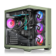Thermaltake - LCGS View 9770M-380 Gaming Desktop AMD Ryzen 7 9700X, 32GB RGB Memory, NVIDIA GeForce RTX 5070, 1TB SSD NVMe M.2, Wifi - Matcha