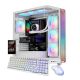 iBUYPOWER - Trace Gaming Desktop PC AMD Ryzen 7 9800X3D 2025 AMD Radeon RX 9070XT 16GB 32GB DDR5 RGB 2TB NVMe SSD Storage - White