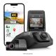 THINKWARE - ARC800 4K UHD Front and Full HD Rear Dash Cam with Built-In GPS and Wi-Fi, Compatible with iOS and Android - Black