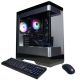 CyberPowerPC - Gaming Desktop - AMD Ryzen 7 8700F 2024 - AMD Radeon RX 9060 8GB - 16GB DDR5 Memory - 1TB SSD Storage - Black