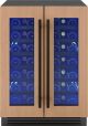 Zephyr - Presrv 24 in. 42-Bottle Dual Zone Wine Cooler - Panel Ready + Glass