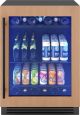 Zephyr - Presrv 24 in. 7-Bottle and 108-Can Single Zone Panel-Ready Beverage Cooler - Panel Ready + Glass