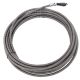 FLEXICORE 1/4 in. x 25 ft. Drain Cable with Down Head