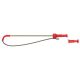RIDGID K-3 Ultra Flexible Toilet Auger with Unclogging 3 ft. Snake and Integrated Bulb Head, Plumbing Toilet Snake for Drain