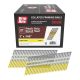 Grip-Rite 3 in. x 0.148 in. 21¬∞ Plastic Collated Bright Coated Smooth Shank Round Head Framing Nails 4000 per Box