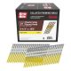 Grip-Rite 3-1/2 in. x 0.162 in. 21¬∞ Plastic Collated Bright Coated Smooth Shank Round Head Framing Nails 2500 per Box
