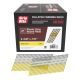 Grip-Rite 3-3/8 in. x 0.131 in. Plastic Collated Bright Coated Round Head Smooth Shank Nails 4000 per Box