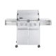 Weber Summit S-420 4-Burner Propane Gas Grill in Stainless Steel