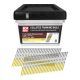 Grip-Rite 3 in. x 0.120 in. 21¬∞ Plastic Collated Bright Coated Smooth Shank Framing Nails 1000 per Box