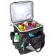 Koolatron 12V Electric Cooler Bag, 13L (14qt.) Collapsible Thermoelectric Soft Bag Cooler, Gray/Black