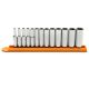 GEARWRENCH 1/4 in. Drive Metric 12-Point Deep Socket Set (13-Piece)