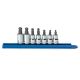 GEARWRENCH 3/8 in. Drive Metric Hex Bit Socket Set with Socket Rail (7-Piece)