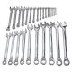 URREA 12-Point Combination Chrome Wrench Set (26-Piece)