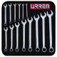 URREA 12 Point Combination Chrome Wrench Set (14-Piece)