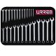 URREA Metric 12-Point Combination Chrome Wrench Set (26-Piece)