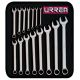 URREA 12-Point Satin Combination Chrome Wrench Set (15-Piece)