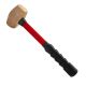 URREA 54 oz. Brass Head Hammer With Fiber Glass Handle With Rubber Cover