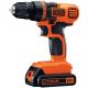 BLACK+DECKER 20V MAX Lithium-Ion Cordless 3/8 in. Drill/Driver with Battery 1.5Ah and Charger