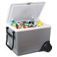Unbranded 12V Wheeled Electric Cooler/Warmer, 34L (36 qt.) Thermoelectric Rolling Car Fridge, Gray