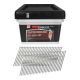 Grip-Rite 3-1/4 in x .120 in 21¬∞ Plastic Collated 316 Stainless Steel Round Head Checkered Ring Shank Framing Nails 1000 per Box