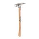 Stiletto 16 oz. Titanium Smooth Face Hammer with 18 in. Curved Hickory Handle