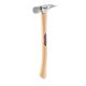 Stiletto 14 oz. Titanium Milled Face Hammer with 18 in. Curved Hickory Handle