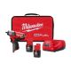 Milwaukee M12 FUEL 12V Lithium-Ion Brushless Cordless 3/8 in. Impact Wrench Kit w/Two 2.0 Ah Batteries, Charger and Tool Bag