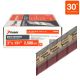 Paslode 3 in. x 0.131-Gauge 30-Degree Brite Smooth Shank Paper Tape Framing Nails (2500 per Box)