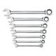 GEARWRENCH SAE 72-Tooth Combination Ratcheting Wrench Tool Set (7-Piece)