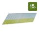 Grip-Rite 1-1/2 in. x 15-Gauge Electrogalvanized DA-Style Finish Nails 4000 per Box