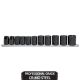Husky 1/2 in. Drive Standard Metric 6-Point Impact Socket Set (11-Piece)